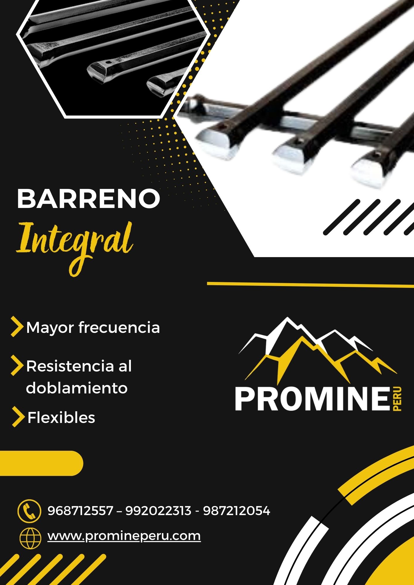 BARRENO INTEGRAL PARA VOLADURAS PROMINE PERÚ